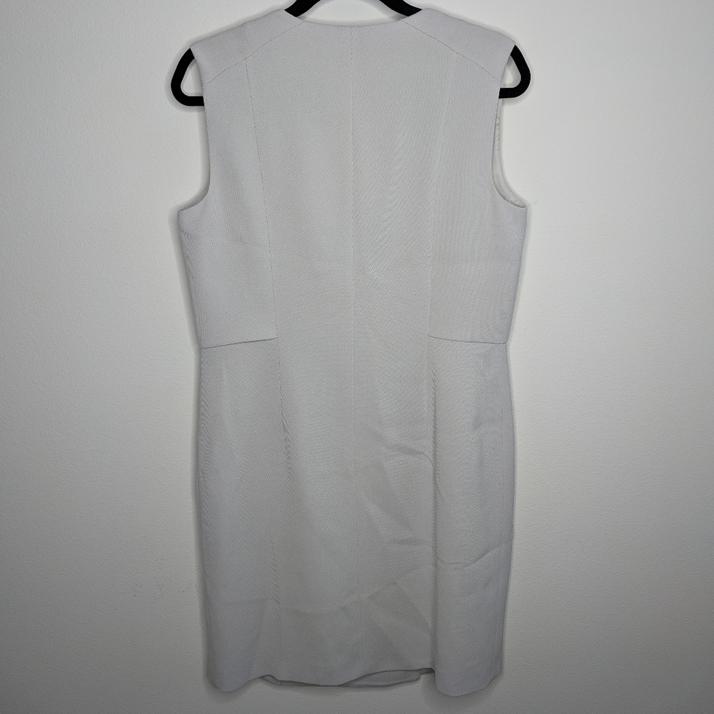Hugo BOSS Damarine V Neck Tuxedo Vest Dress sz 10 - Picture 2 of 8